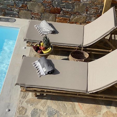 Villa Ypsilon Naxos - Luxury Holiday House With Amazing Sea View & Private Pool Agia Anna  Buitenkant foto