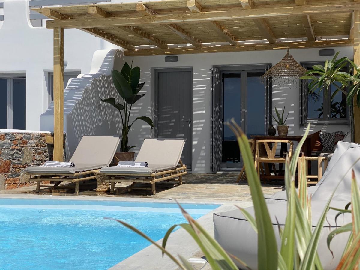 Villa Ypsilon Naxos - Luxury Holiday House With Amazing Sea View & Private Pool Agia Anna  Buitenkant foto