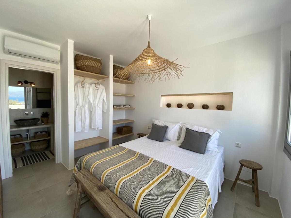 Villa Ypsilon Naxos - Luxury Holiday House With Amazing Sea View & Private Pool Agia Anna  Buitenkant foto