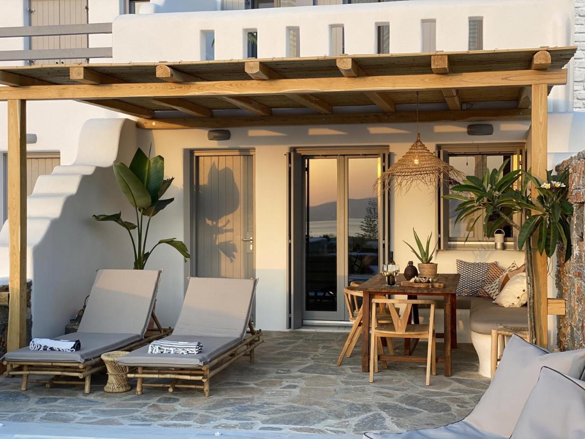 Villa Ypsilon Naxos - Luxury Holiday House With Amazing Sea View & Private Pool Agia Anna  Buitenkant foto